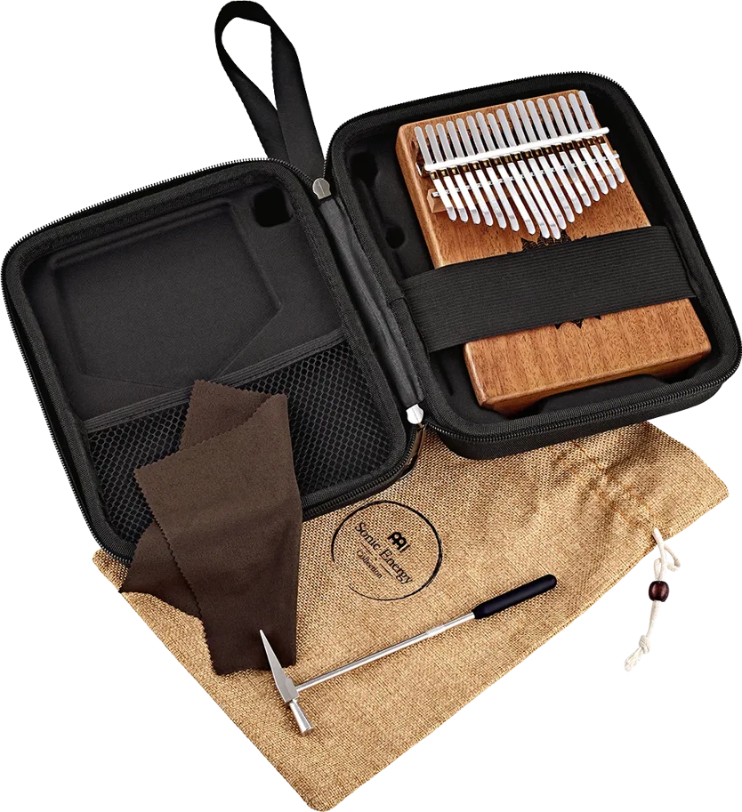 Sound Hole Kalimba - 17-Notes - Mahogany Matte