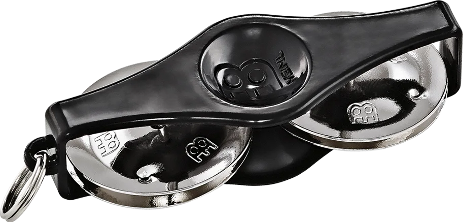 Key Ring Tambourine - Black