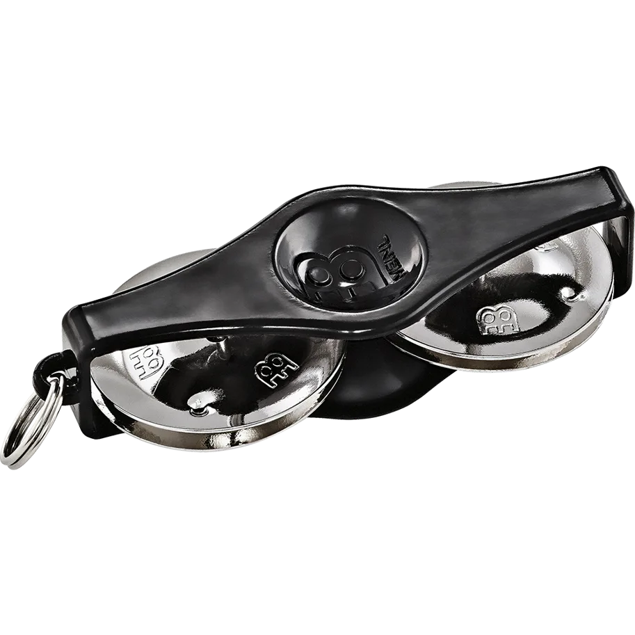 Key Ring Tambourine - Black