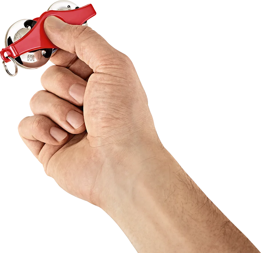 Key Ring Tambourine - Red