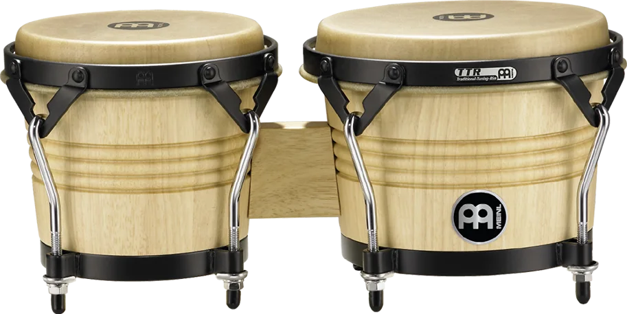 6 3/4" & 8" Luis Conte Wood Bongo - Natural