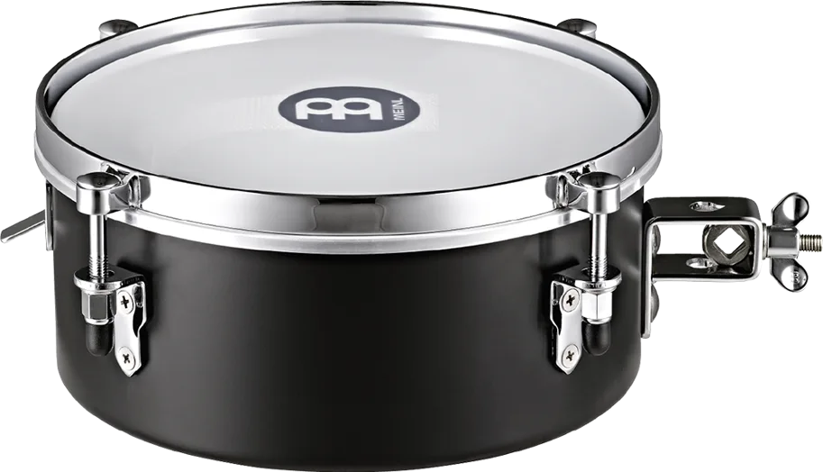 10" Drummer Snare Timbales - Black