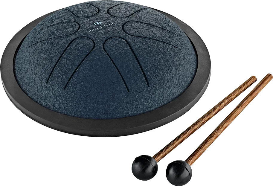 Mini Steel Tongue Drum - A Major - Navy Blue