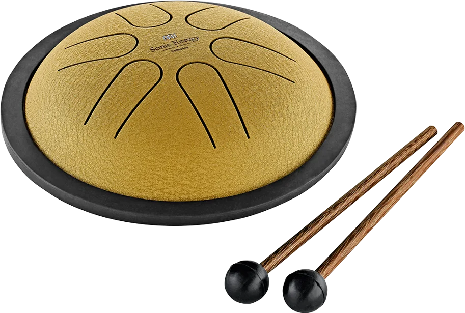 Mini Steel Tongue Drum - B Major - Gold