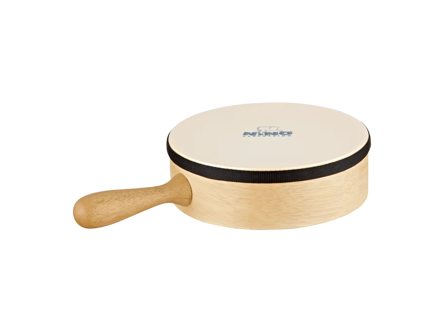 NINO® Percussion Hand Drum With Handle, 12", Natural
