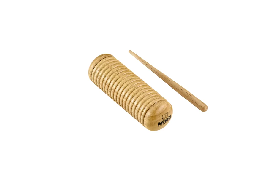 NINO® Percussion Wood Güiro Shaker, Siam Oak