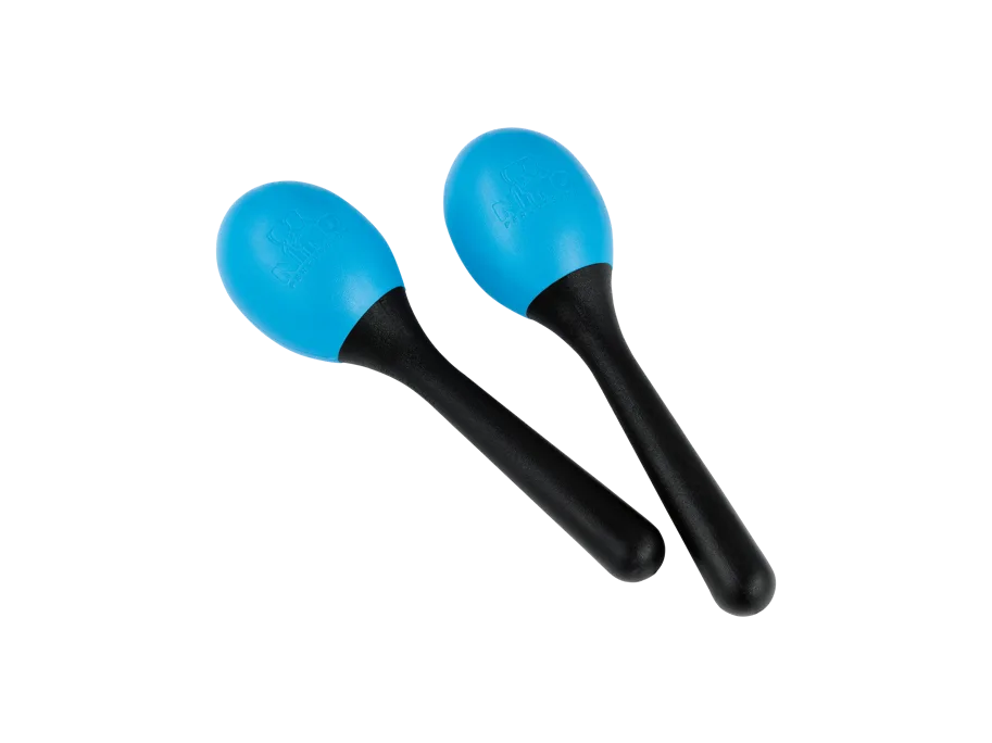 NINO® Percussion Plastic Egg Maraca, 6", Sky-Blue