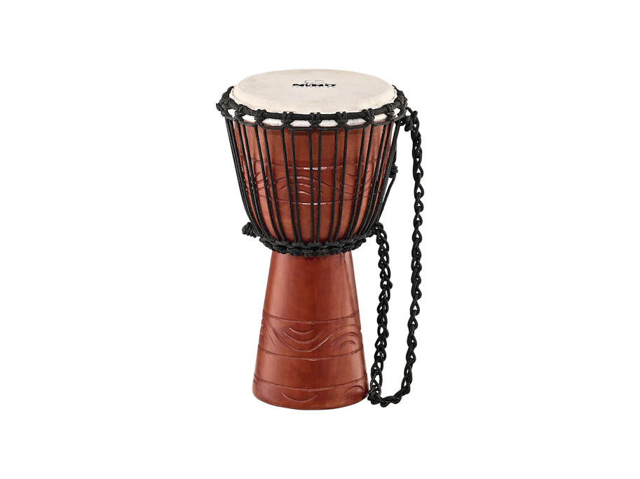 NINO® Percussion Original African Style Rope Tuned Wood Djembes, 8", Water Rhythm Series, Small