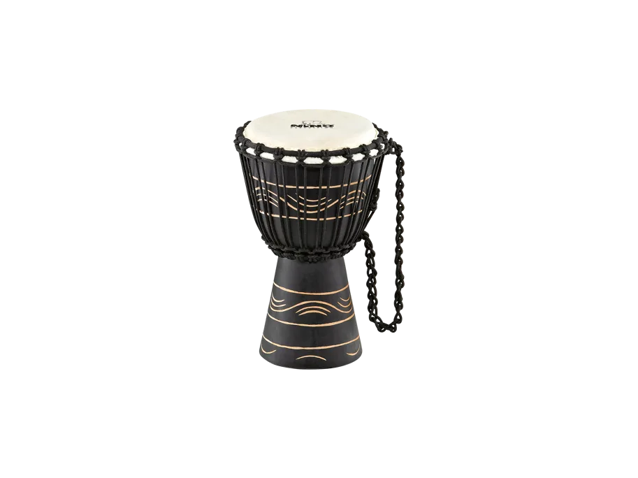 NINO® Percussion Original African Style Rope Tuned Wood Djembes, 7", Moon Rhythm Series, X-Small