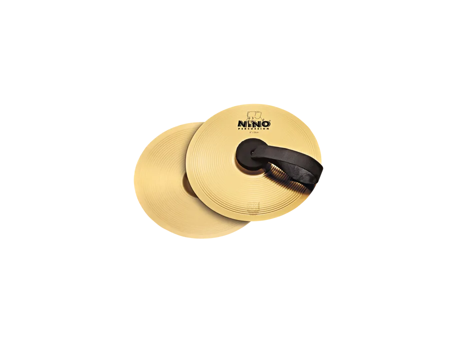 NINO® Percussion Cymbal Pair, 8", MS63 Brass Alloy