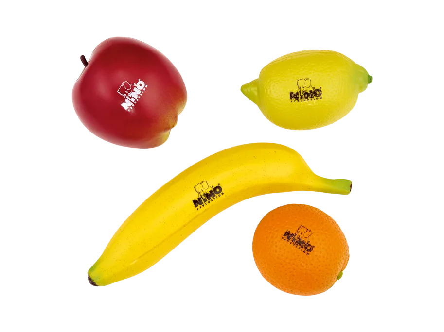 NINO® Percussion "Fruit" Shaker Assortment, 4 Pcs.