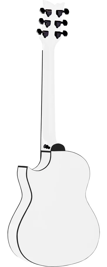 D-Walker travel size Nylon String Guitar, white