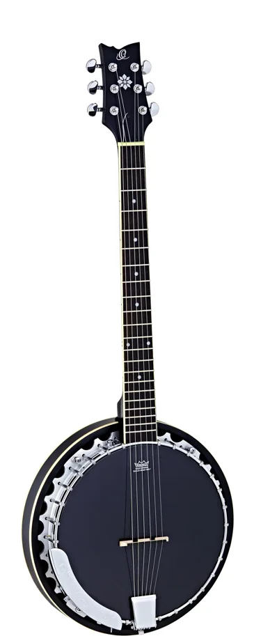 Banjo 6-String - Mahogony - Black