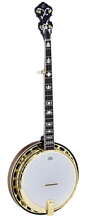 Banjo 5-String - Flamed Maple - Engraved