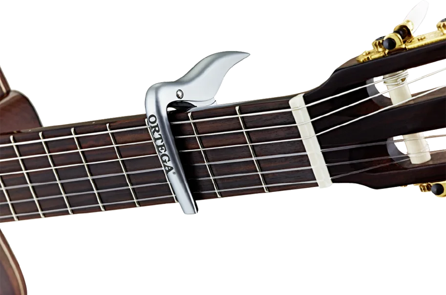 Flat Guitar Capo - Chrome