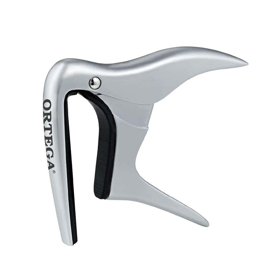 Curved Guitar Capo - Chrome