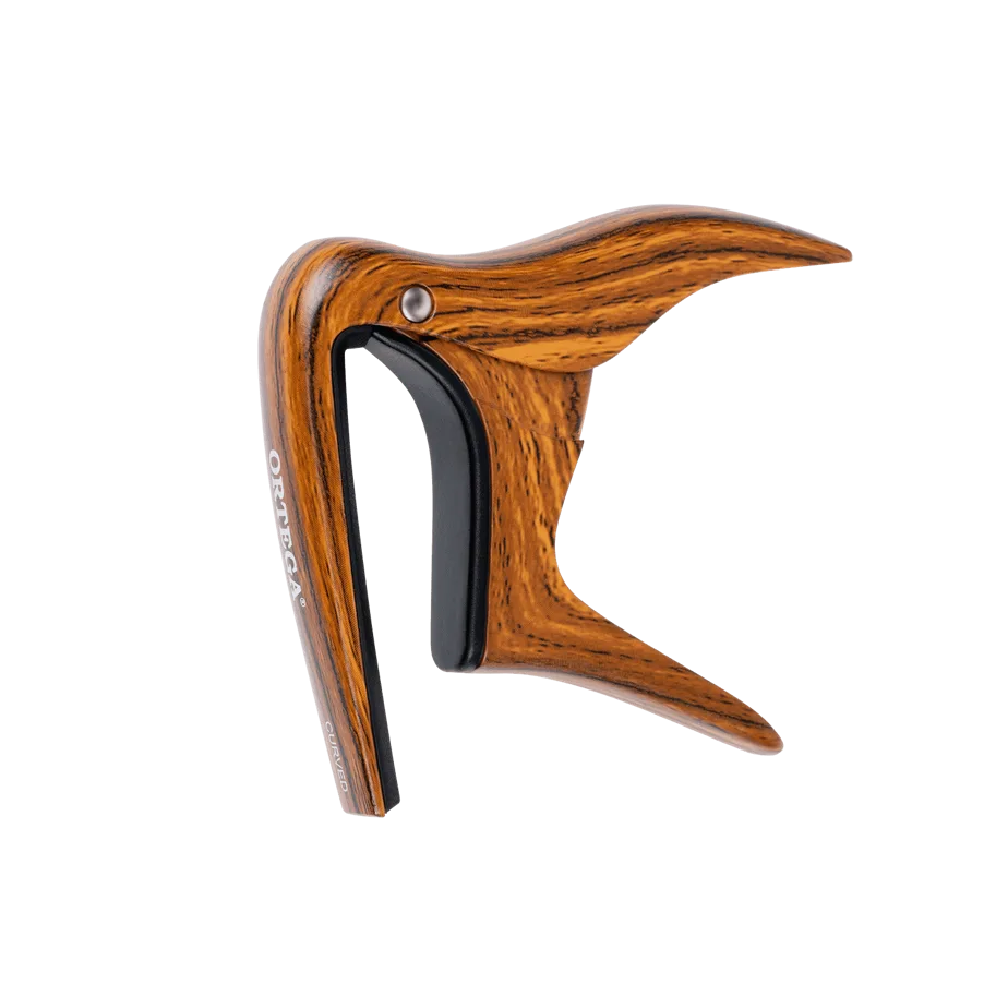 Curved Guitar Capo - Walnut Design