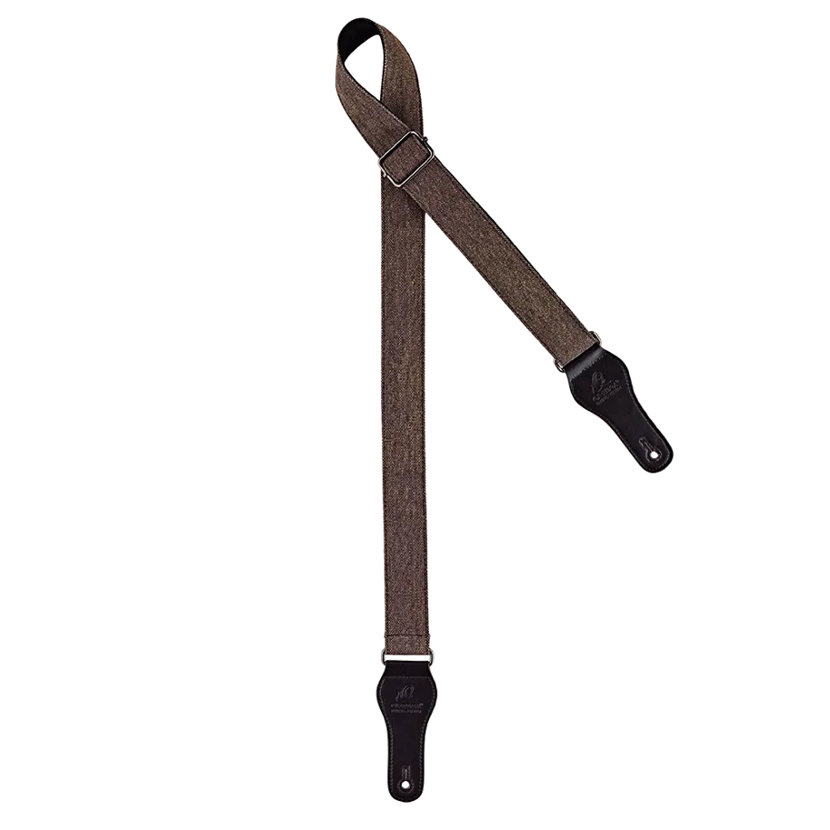 Ukulele Cotton Strap - Worn Out Brown