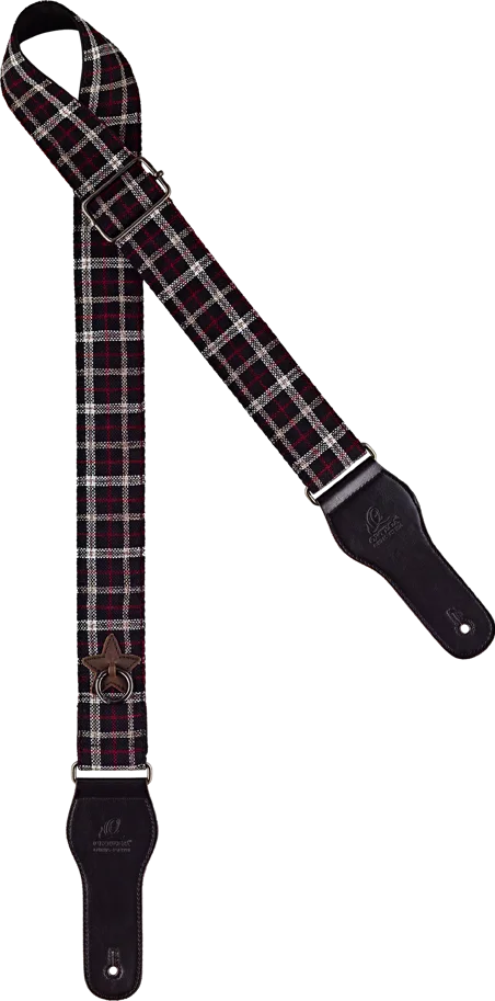 Guitar Cotton Strap - Scottish Dark