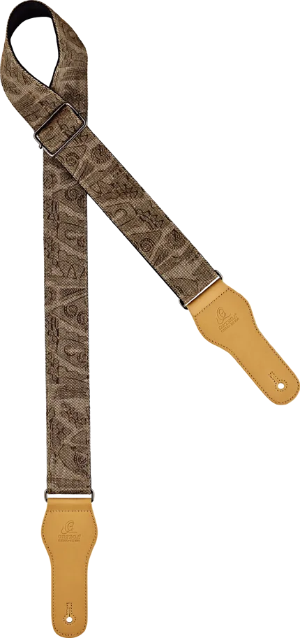 Guitar Cotton Strap Spring Series - Brown Jean