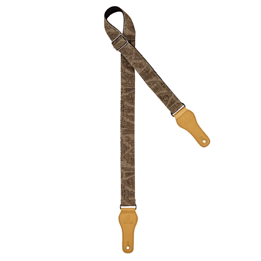 Ukulele Cotton Strap Spring Series - Brown Jean