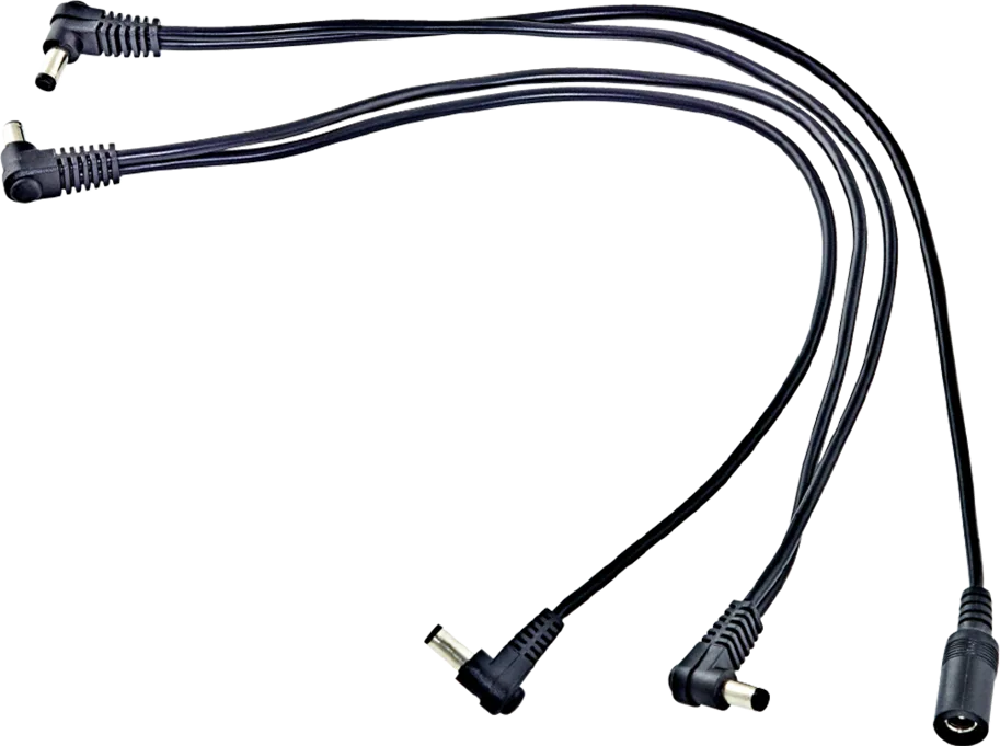 DC Power Splitter Cables - 4 Head - 1.40m