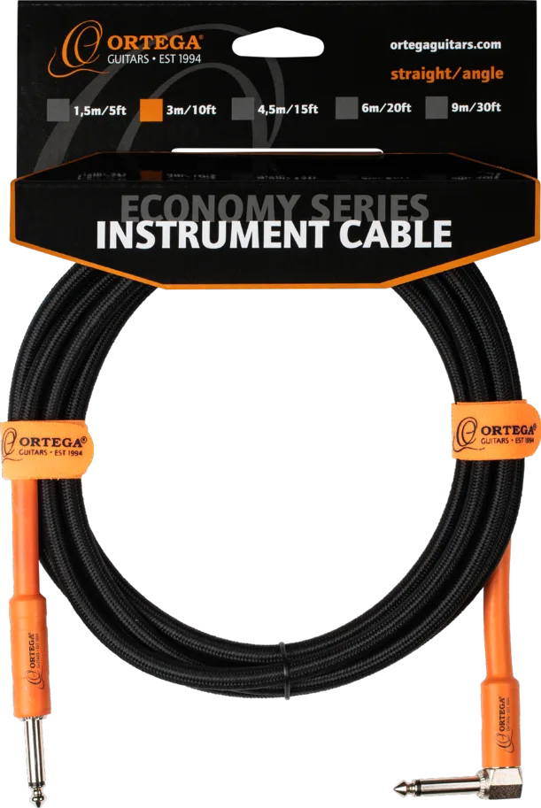 Instrument Cable - Straight/Angle - 10 ft / 3 m