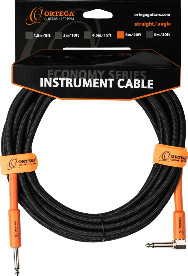 Instrument Cable - Straight/Angle - 20 ft / 6 m