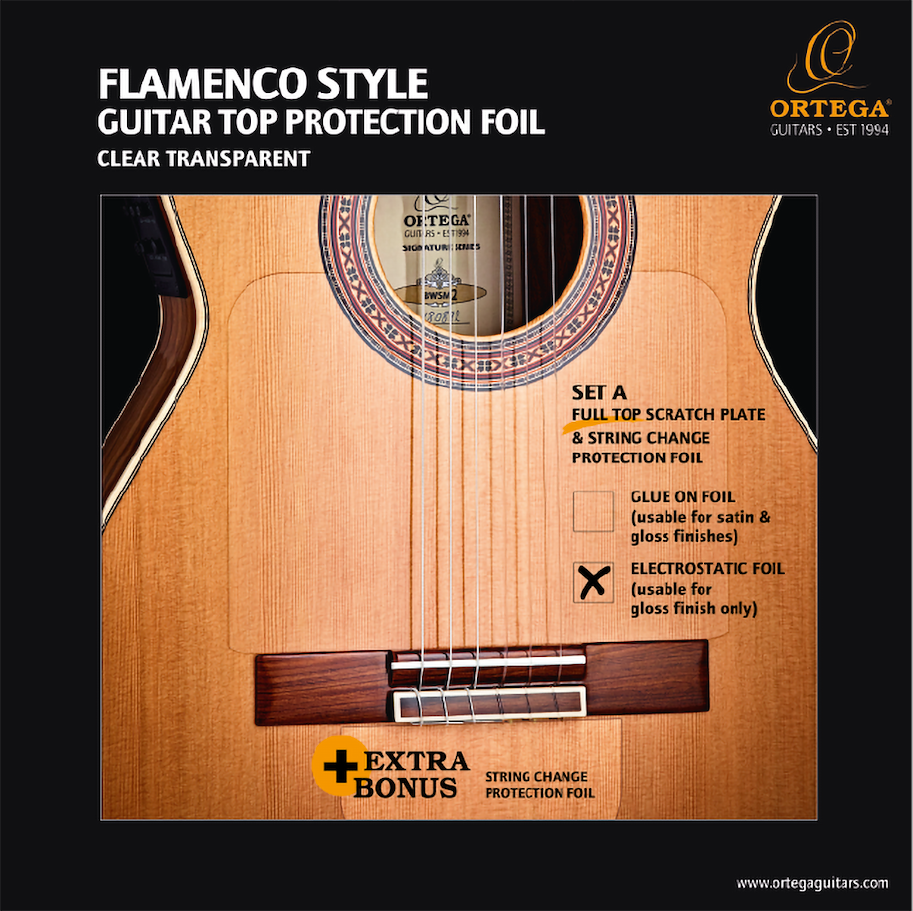 Guitar Protection Foil - Reusable - Full Top Set