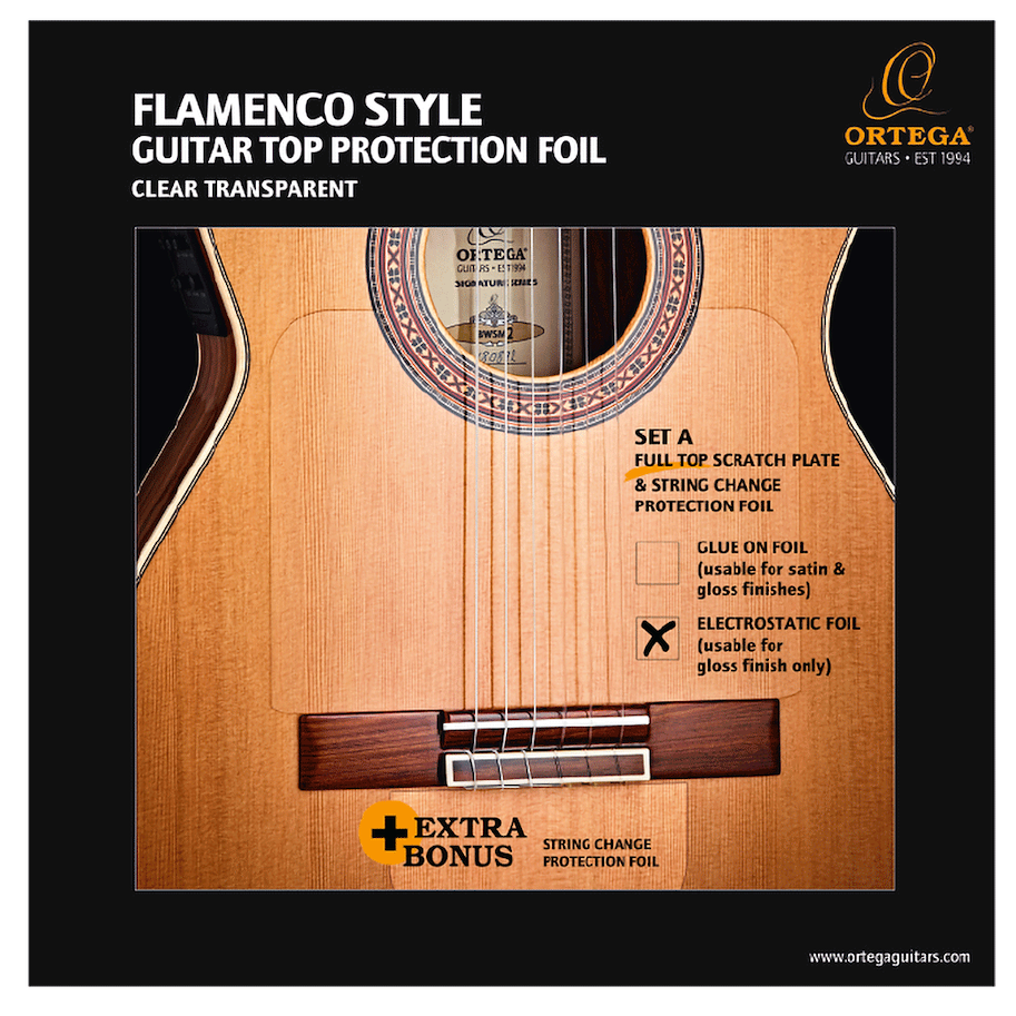 Guitar Protection Foil - Reusable - Full Top Set