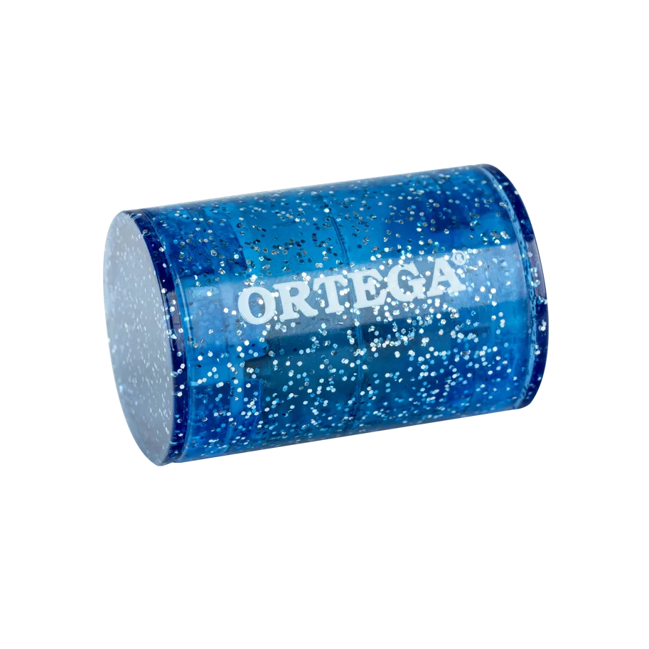 Plastic Finger Shaker - PVC - Blue Sparkle