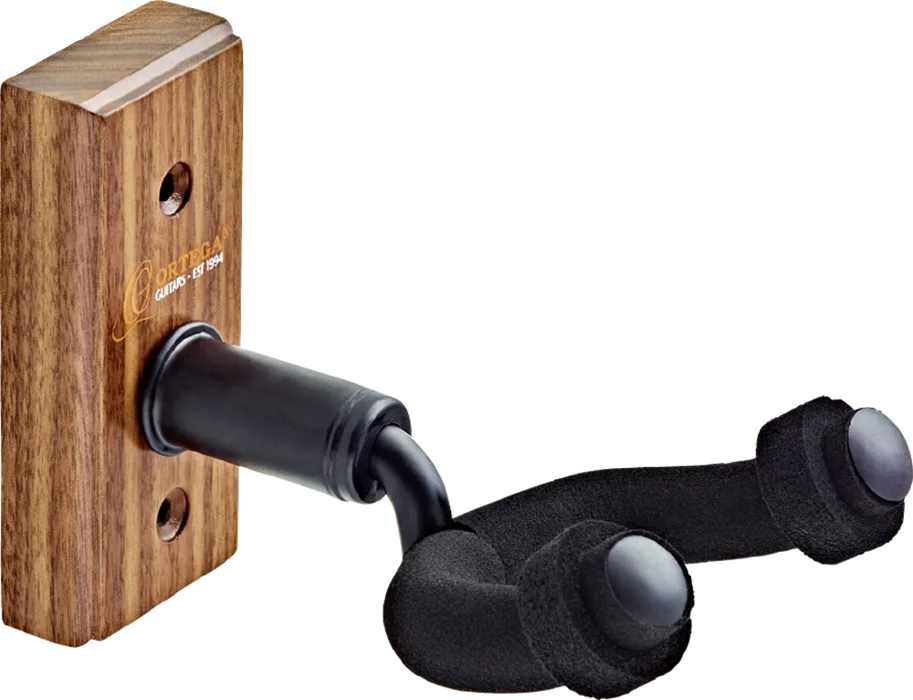 Guitar Wall Hanger Straight - Walnut Wood
