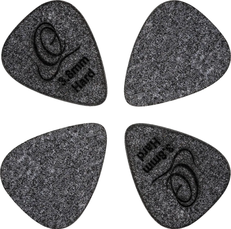 Flex Tech Picks Hard - 3,8mm - Black (4pcs.)