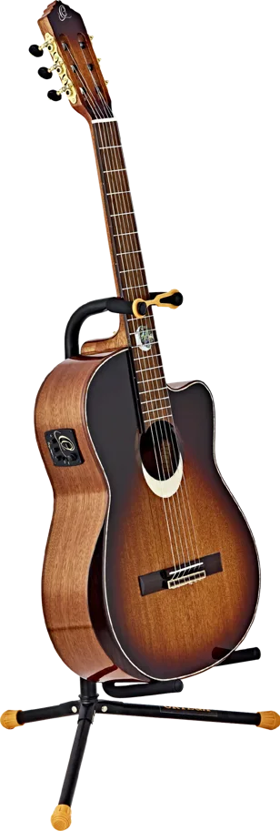 Guitar Stand - Black / Orange
