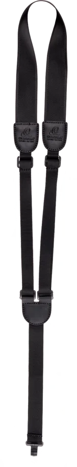 Guitar Nylon Strap with Soundhole Hook - Black