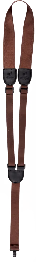 Guitar Nylon Strap with Soundhole Hook - Brown