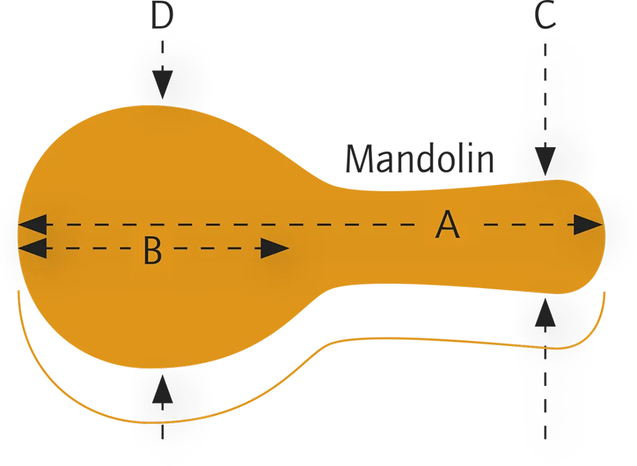 Case Mandoline - A-Style