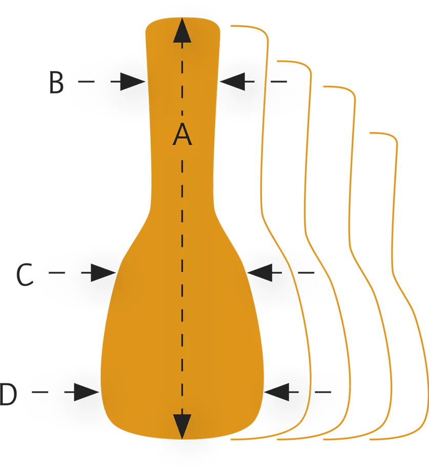 Soft Case - Classic 3/4 Size - Bordeaux Wine