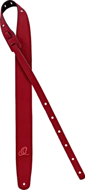 Guitar Strap - Vegan - Red