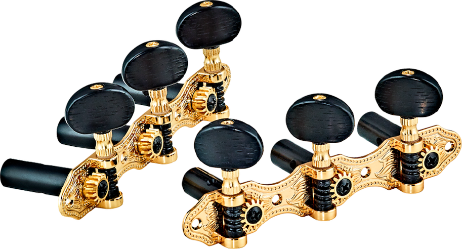 Tuning Machine Set - Gold / Black