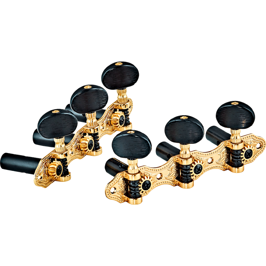 Tuning Machine Set - Gold / Black