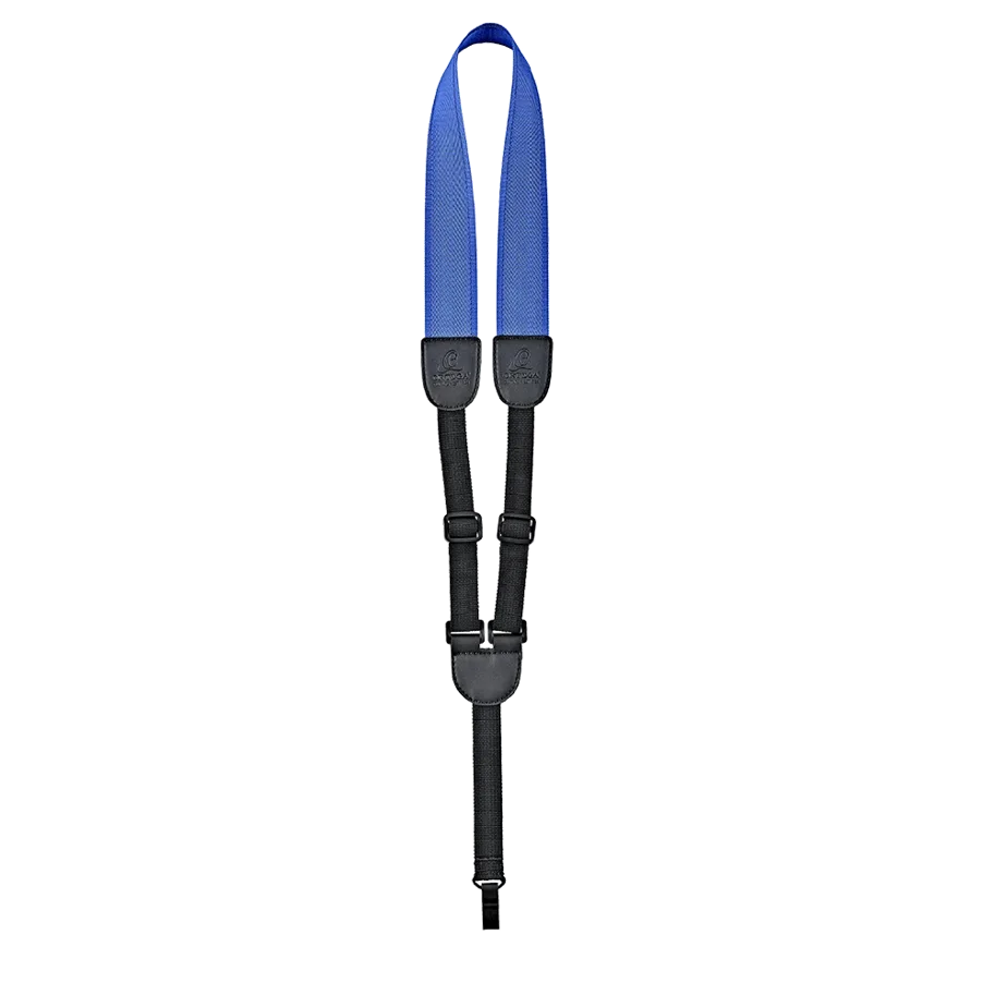 Ukulele Nylon Strap with Soundhole Hook - Blue