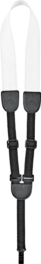 Ukulele Nylon Strap with Soundhole Hook - White