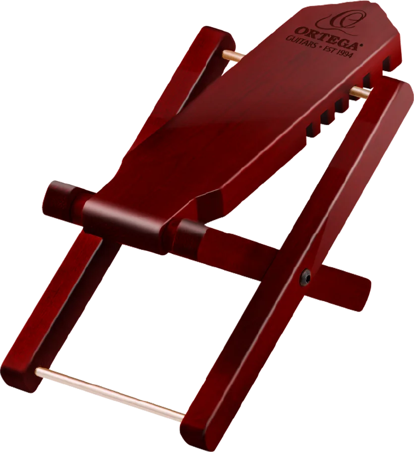 Foot Stool - Wood - WineRed