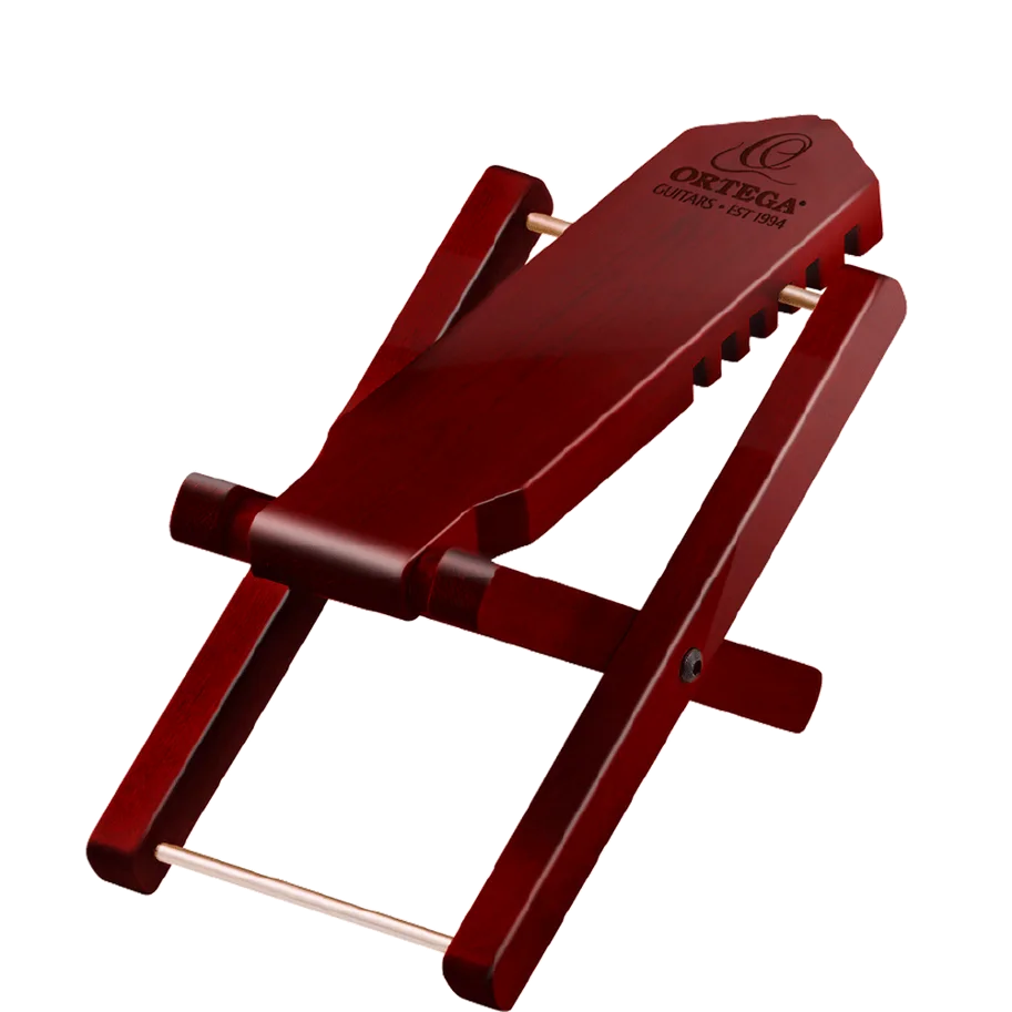 Foot Stool - Wood - WineRed