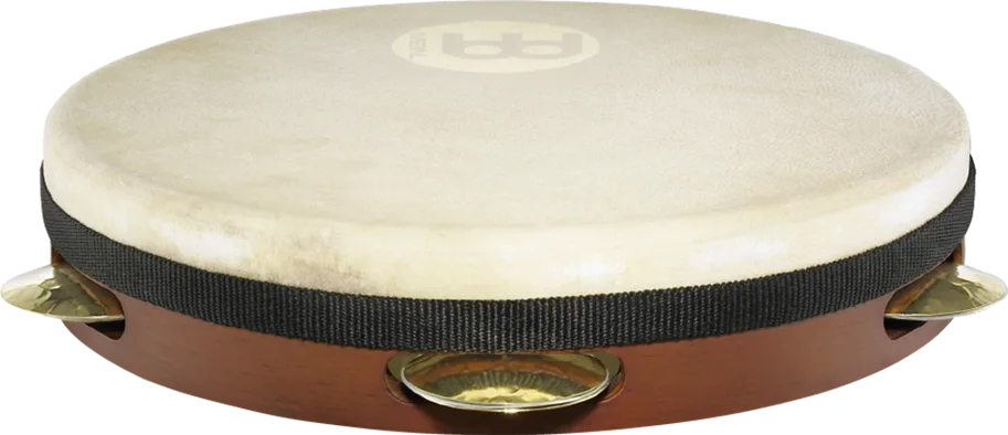 10" Pandeiro - African Brown - Goat Head