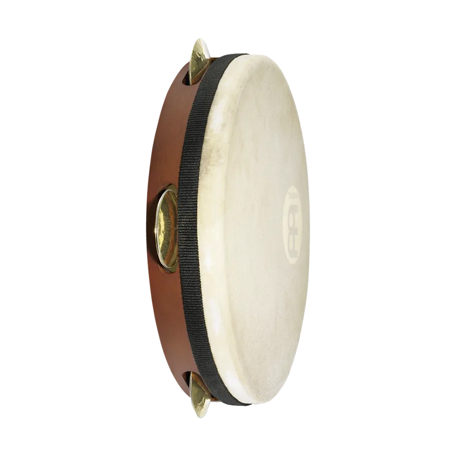 10" Pandeiro - African Brown - Goat Head