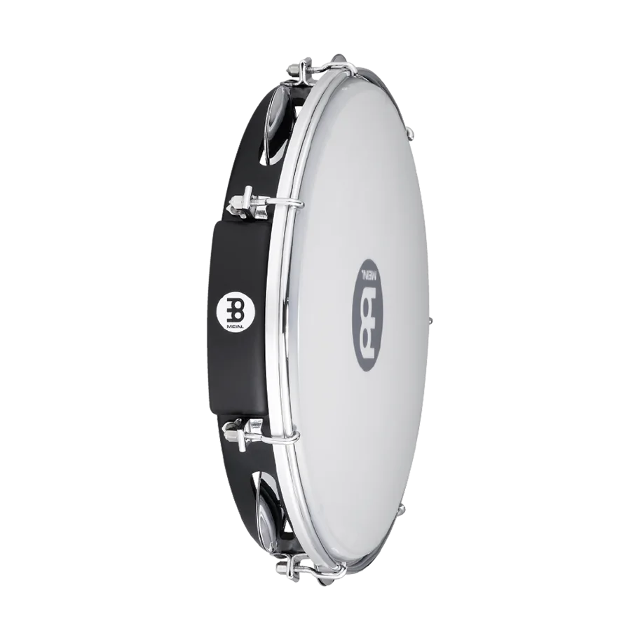 10" Pandeiro - ABS - Black - Clear Mylar Head