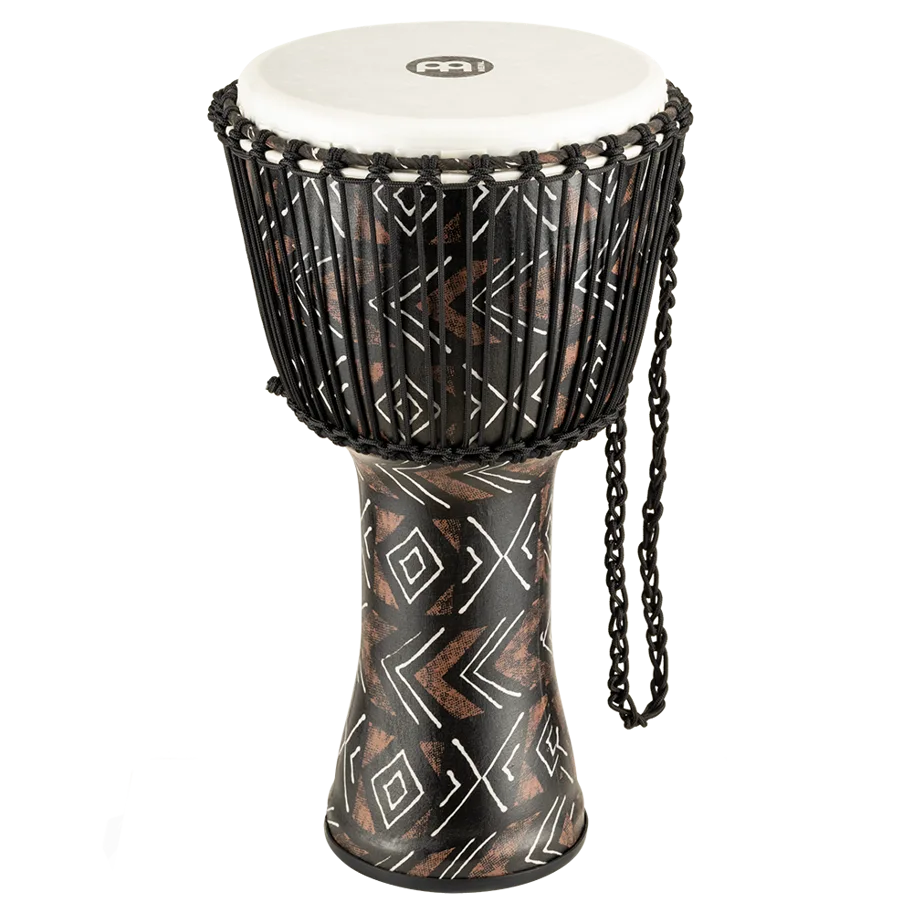 12" Rope Tuned Djembe - Kanga Sarong - Synthetic