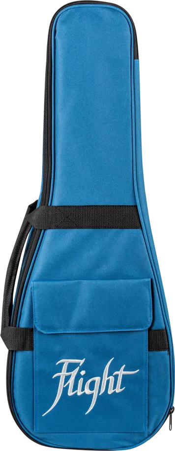 Flight Electric Ukulele - ST Shape - Transp. Blue